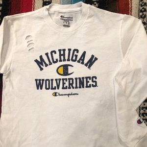 Girls Champion ripped shirt